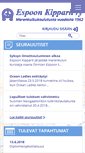 Mobile Screenshot of espoonkipparit.fi